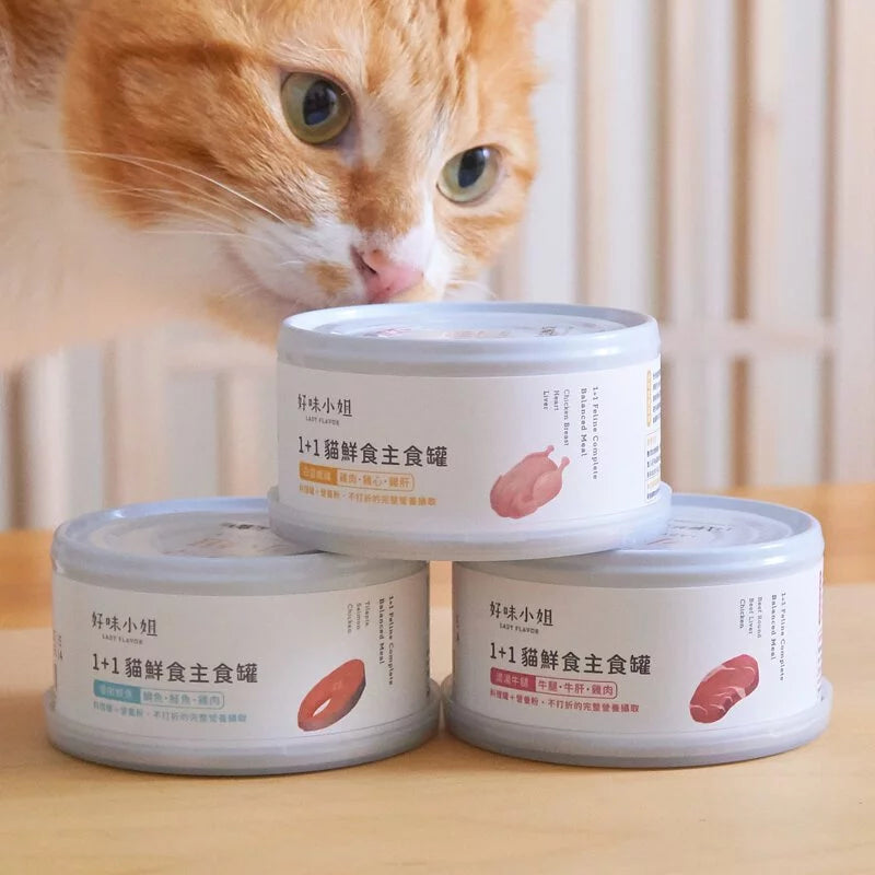 Lady Flavor好味小姐 1+1貓鮮食主食罐 111.5g