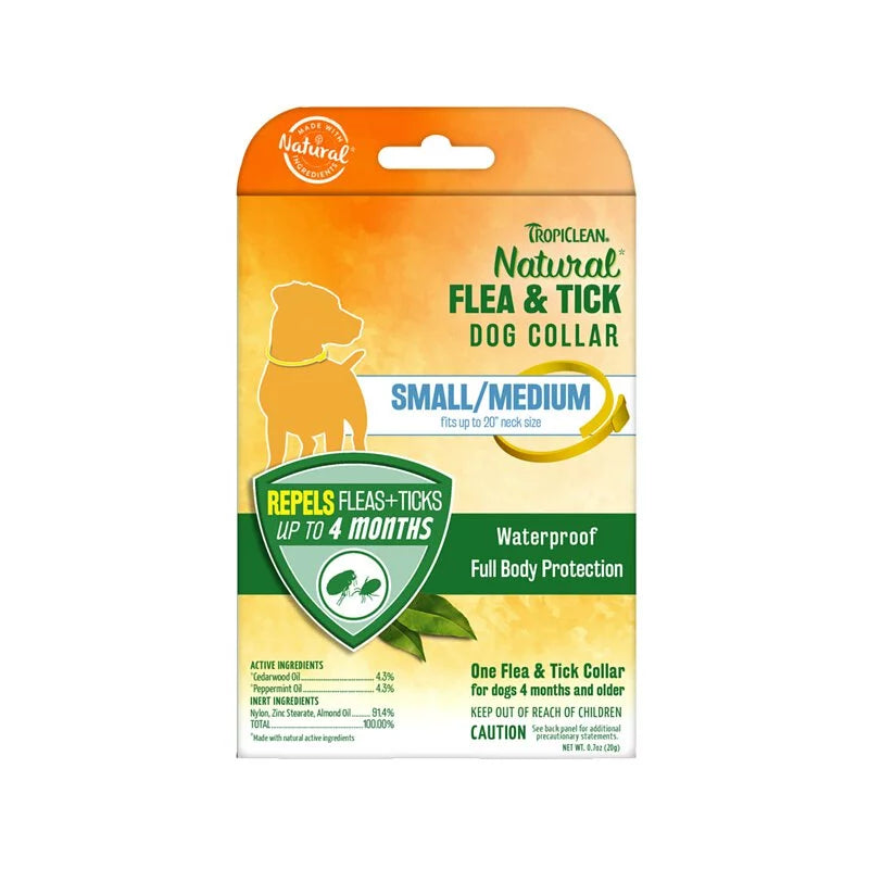 TROPICLEAN 蚤蜱逃 天然驅蚤頸圈 小/中/大型犬