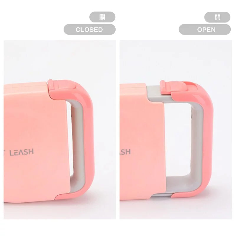 寵物自動伸縮牽引繩 可伸缩式握把