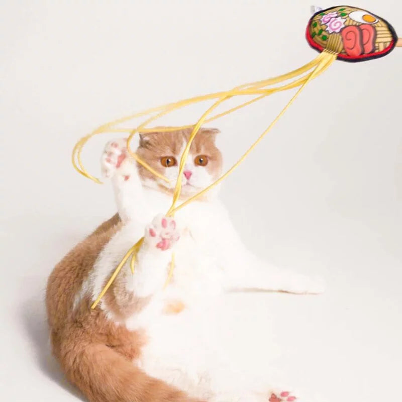 PurLab 噗撲實驗室 美食系列 耐咬貓薄荷逗貓棒 - 薯條 拉麵 火鍋