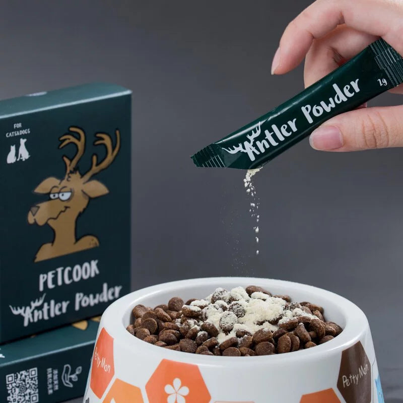 Petcook 派庫廚房 活力健骨鹿角粉 犬貓適用 2g/15入