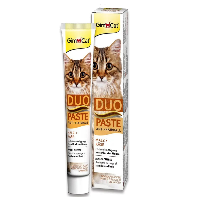 GIMPET竣寶 GimCat 雙效化毛膏 麥芽+起司 50g