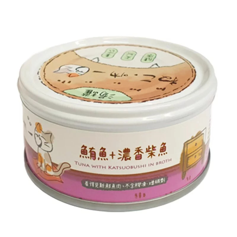 ねこ 吶一口 無穀貓湯罐 貓罐頭 80g