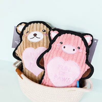 Q-MONSTER 拉環動物家族 拉扯 耐咬 發聲玩具