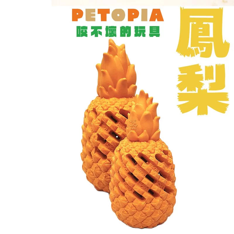 PETOPIA 咬不壞的玩具 鳳梨款 耐咬玩具