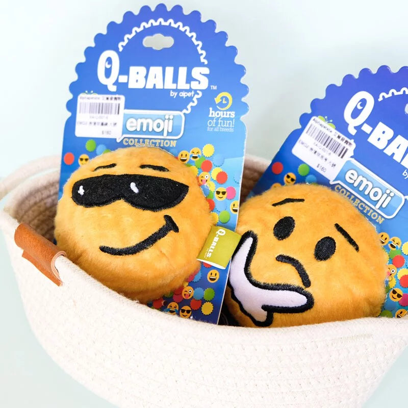 Q-MONSTER 表情球家族 TPR球發聲玩具