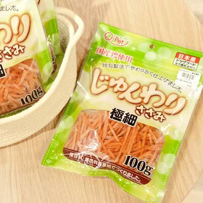 Q-Pet 巧沛 日本進口 熟成系列 雞肉細條 雞肉薄片 100g