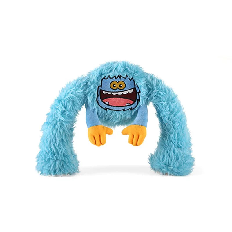 Q-MONSTER 互動拉扯玩具 長腳怪系列 TPR球發聲玩具