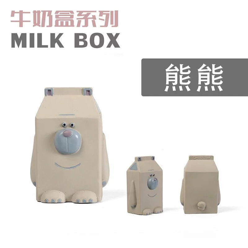 Q-MONSTER 牛奶盒子家族 耐咬 潔牙 發聲玩具