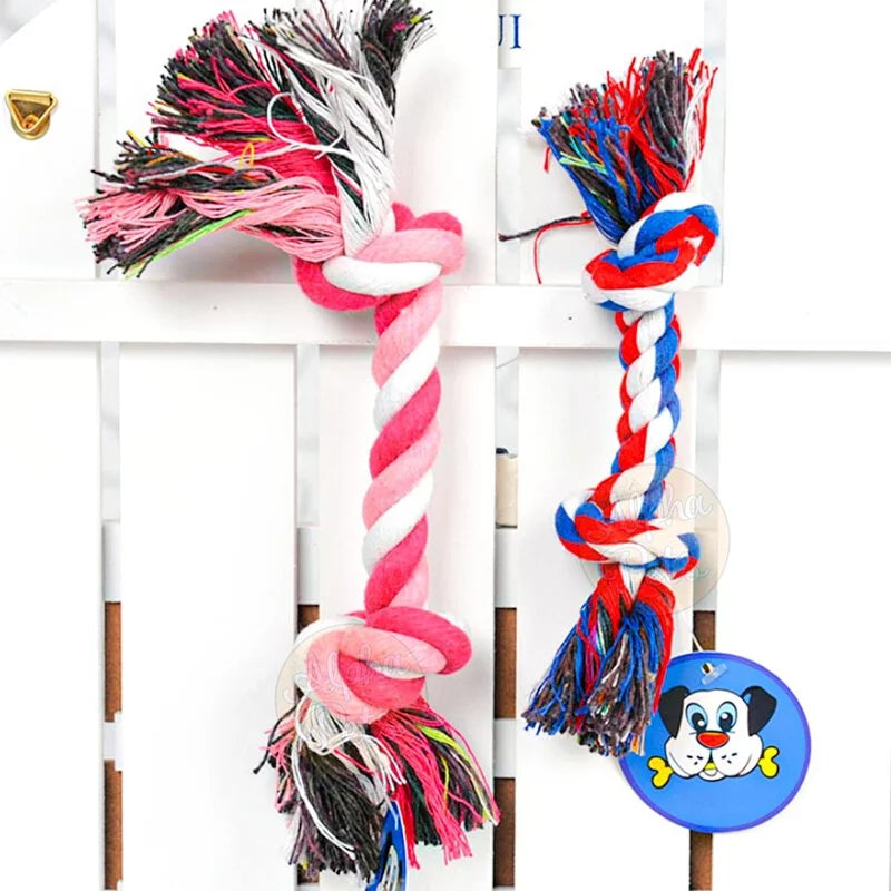 七彩棉繩結玩具