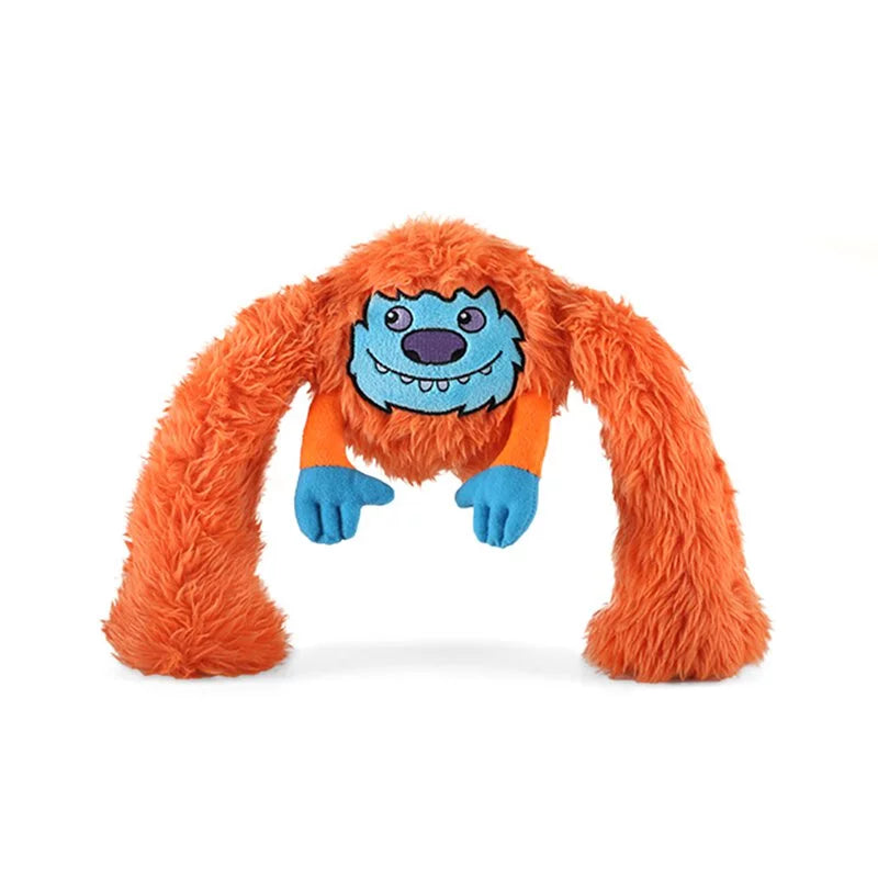 Q-MONSTER 互動拉扯玩具 長腳怪系列 TPR球發聲玩具