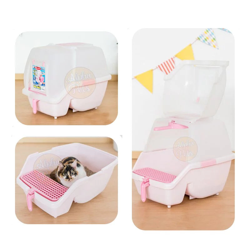 IRIS SSN-530 單層兩用可掀式貓砂屋