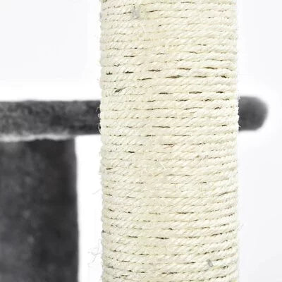 豪華大空間多層貓跳台 灰色