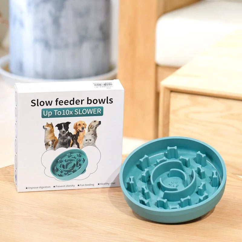 矽膠防滑慢食碗 寵物慢食碗