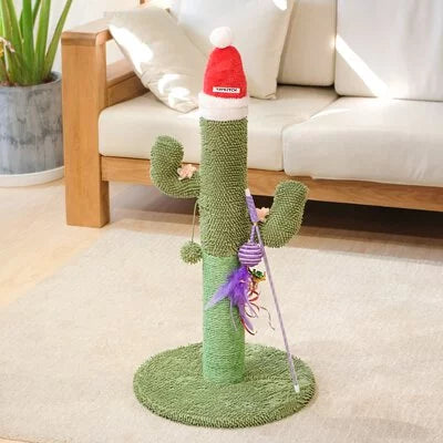 聖誕仙人掌造型貓抓柱套組
