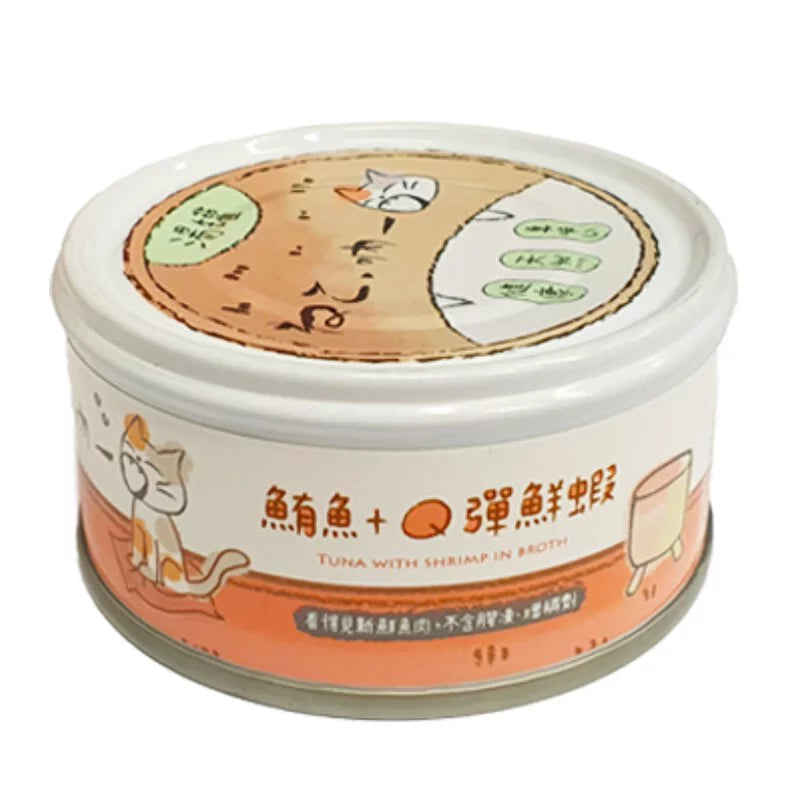 ねこ 吶一口 無穀貓湯罐 貓罐頭 80g