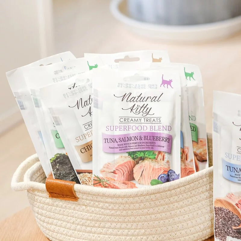 Natural Kitty 自然小貓 超級食物營養肉泥 4入/包