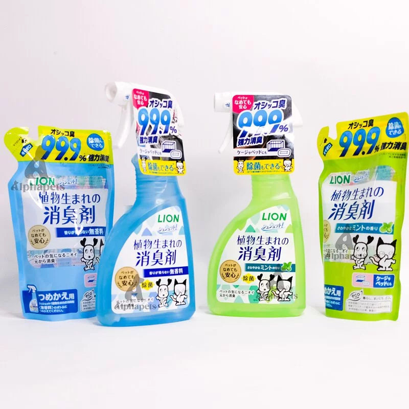 LION日本獅王 空間除臭系列 抗菌除臭噴霧 / 補充包 400ml