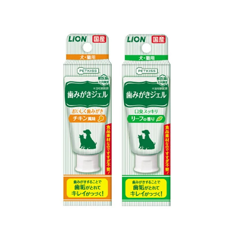LION日本獅王 PETKISS 親親寵物牙膏 40g
