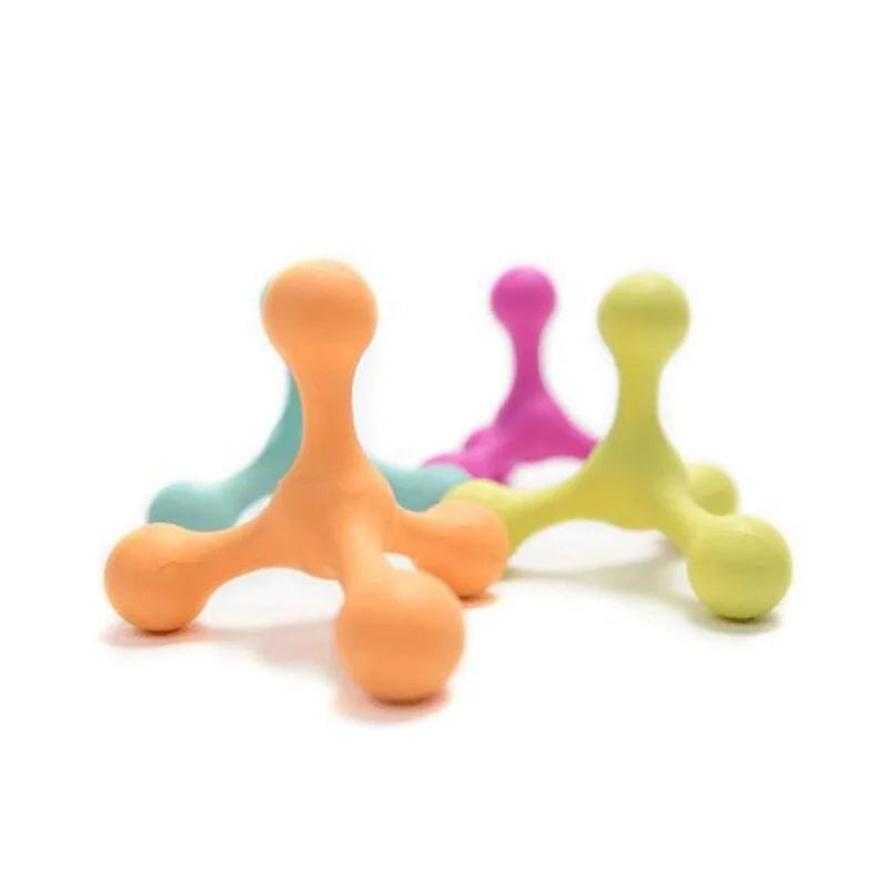 Q-MONSTER ROLY-POLY 不倒膠磨牙狗玩具 多色L號