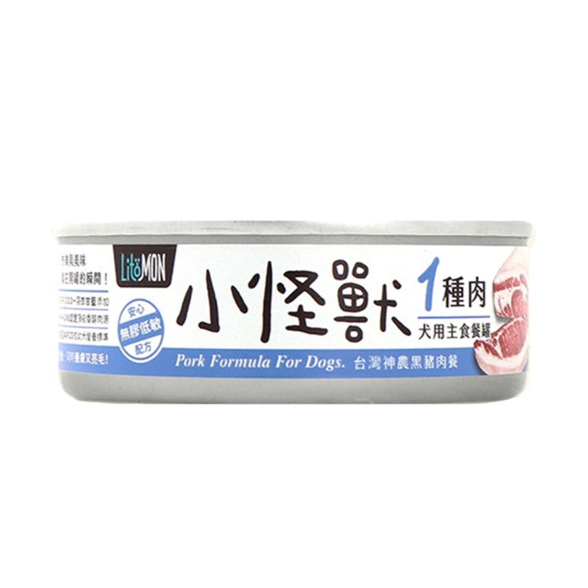 LitoMon怪獸部落 小怪獸 犬用無膠主食餐罐 82g / 165g