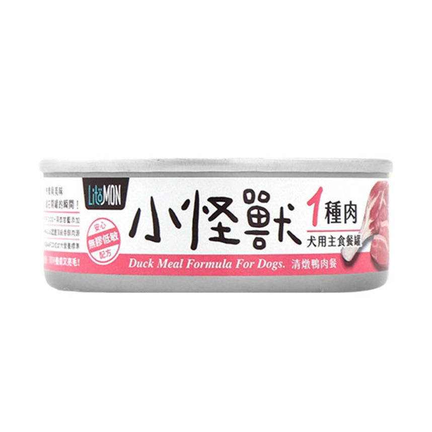 LitoMon怪獸部落 小怪獸 犬用無膠主食餐罐 82g / 165g