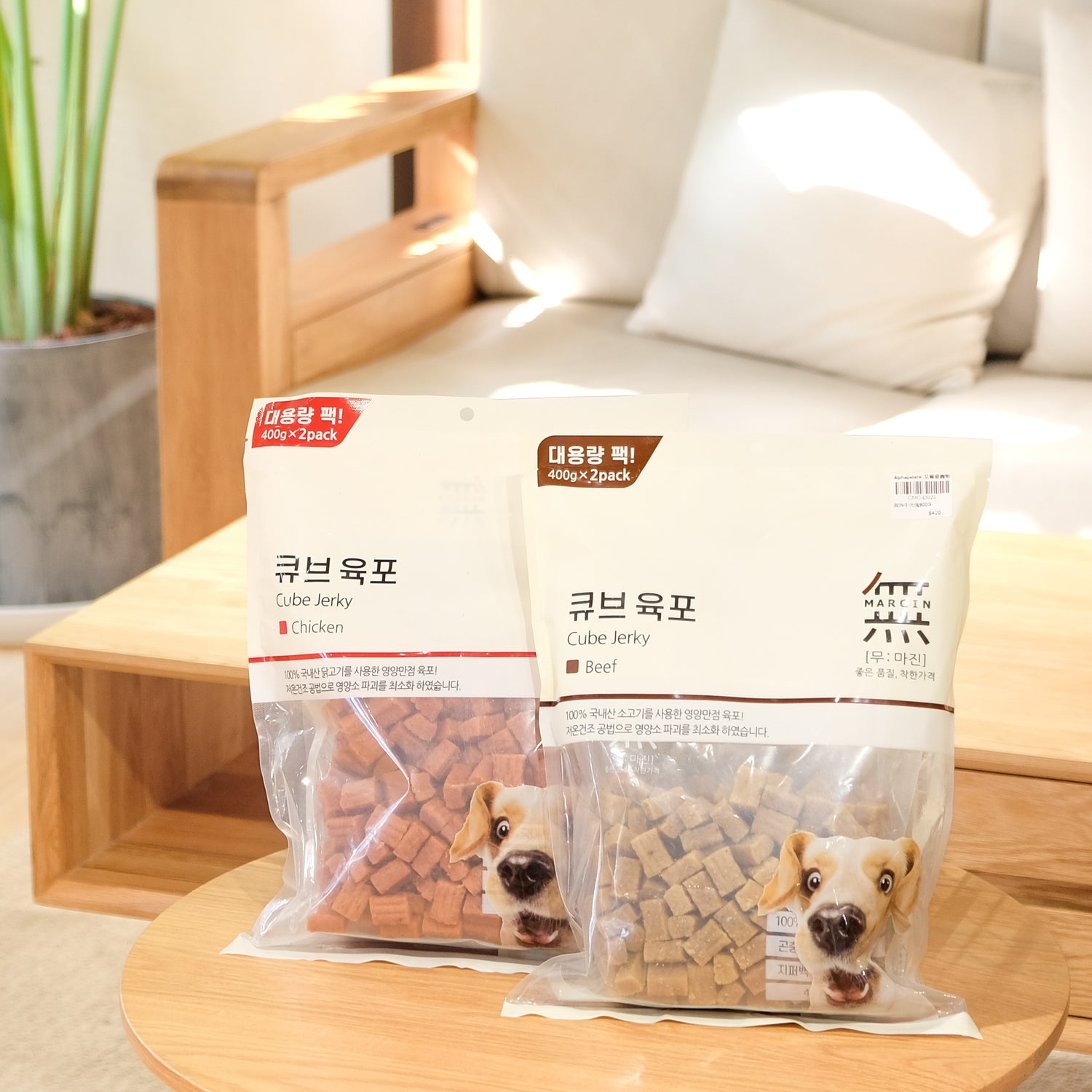 MARGIN無IN 鮭魚塊 / 牛肉塊 / 雞肉塊 800g