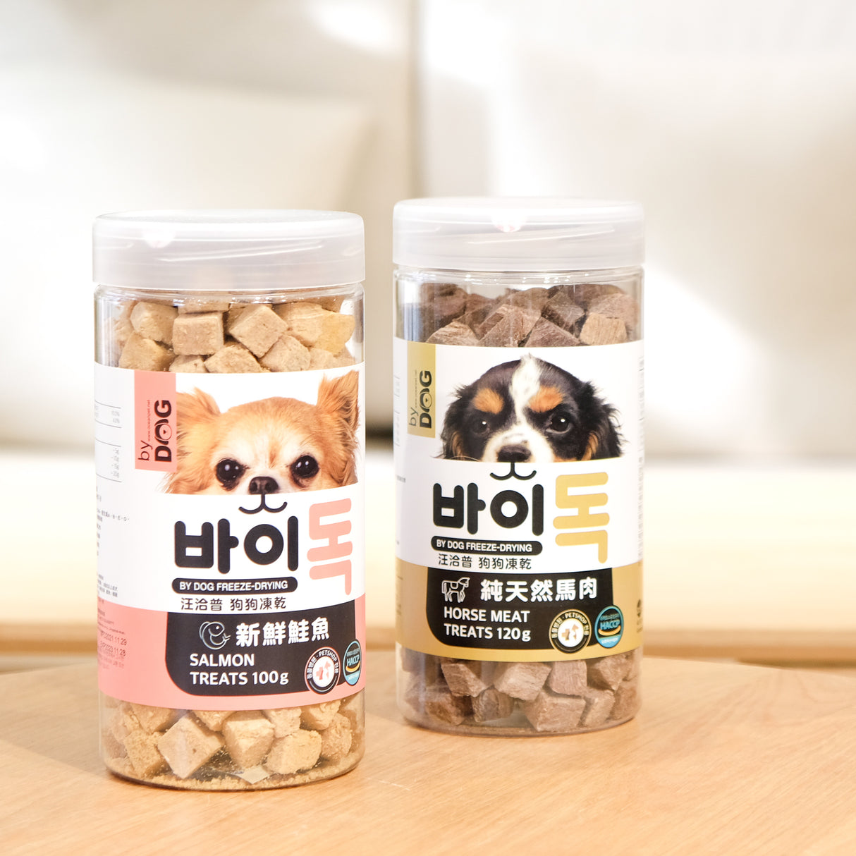 By Dog汪洽普 狗狗凍乾零食 鱈魚 鮭魚 馬肉 牛肝 雞胸肉 毛鱗魚 低脂鮪魚 鮮甜比目魚 鰈魚