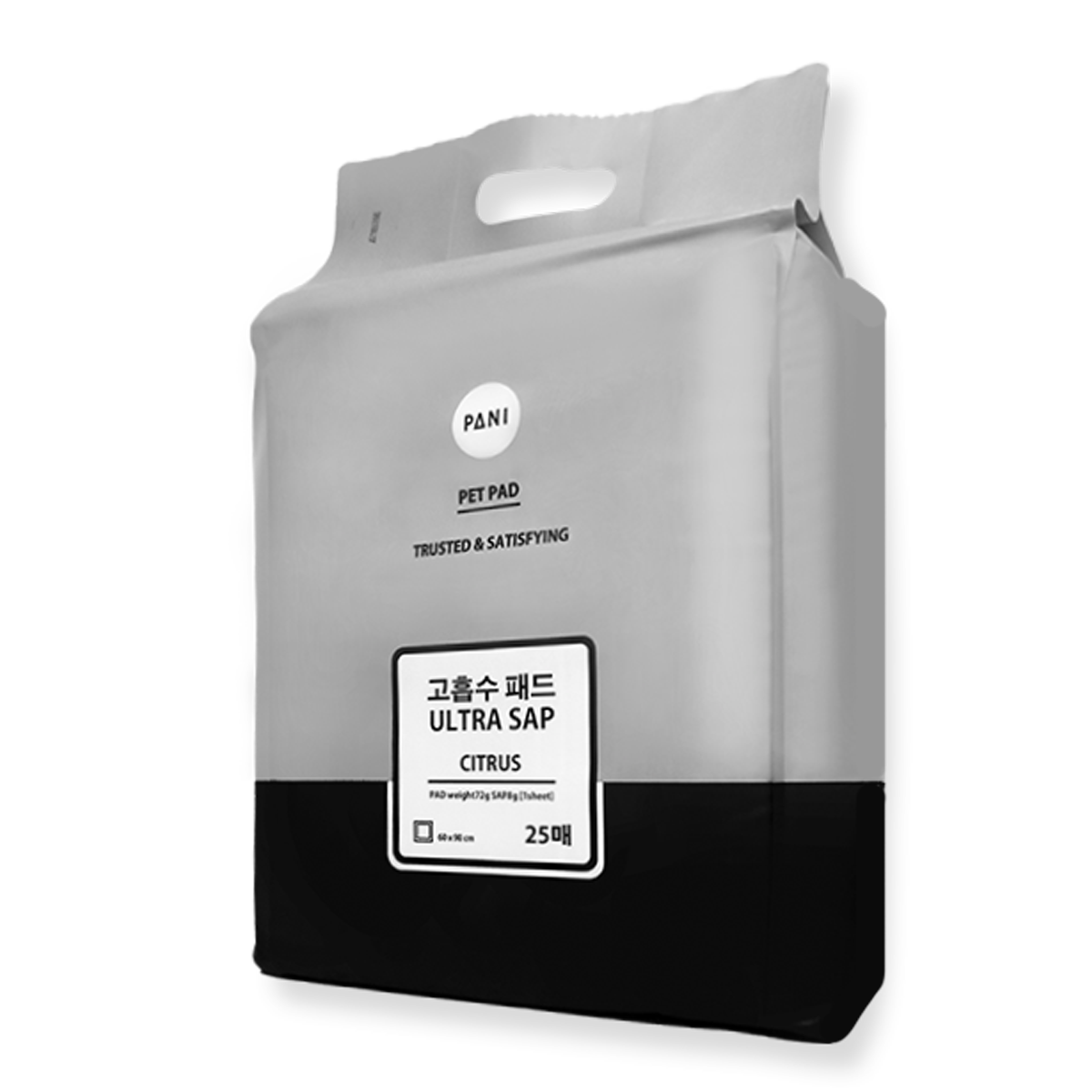 PANI 淡柑橘味 加厚型吸水寵物尿布墊 升級背膠款 S / M / L / 雙倍加厚M