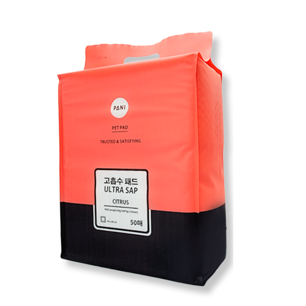 PANI 淡柑橘味 加厚型吸水寵物尿布墊 升級背膠款 S / M / L / 雙倍加厚M
