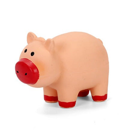 Q-MONSTER Q版農場動物家族 乳膠玩具 寵物發聲玩具