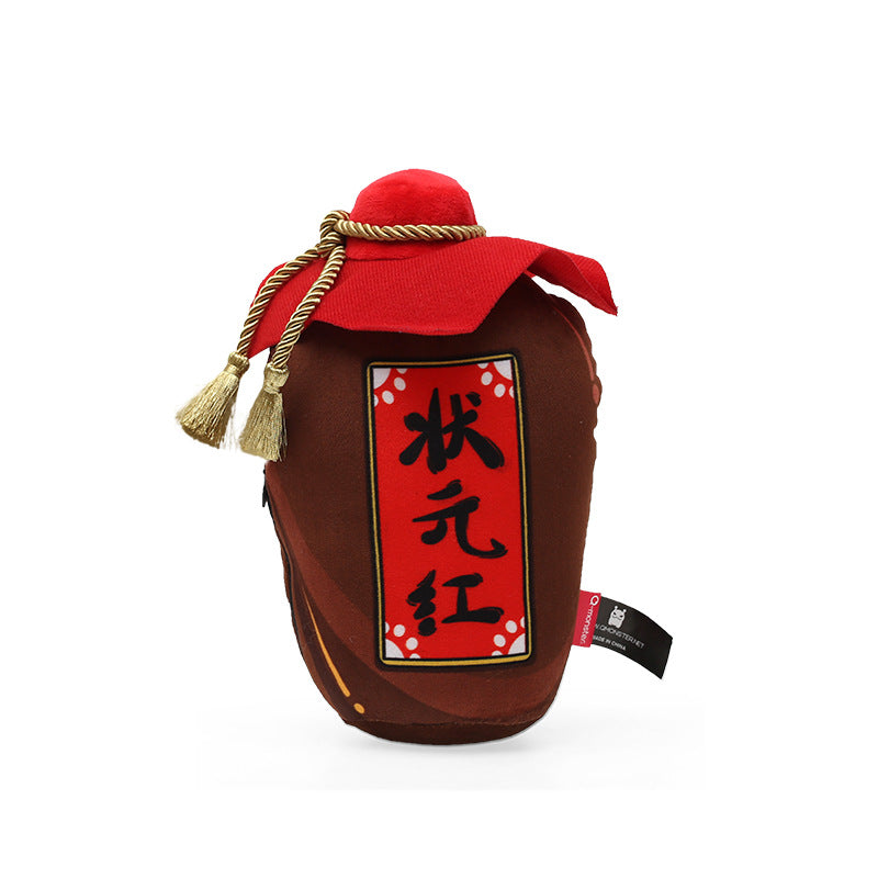 Q-MONSTER 貓酒系列 貓咪玩具 貓薄荷抱枕