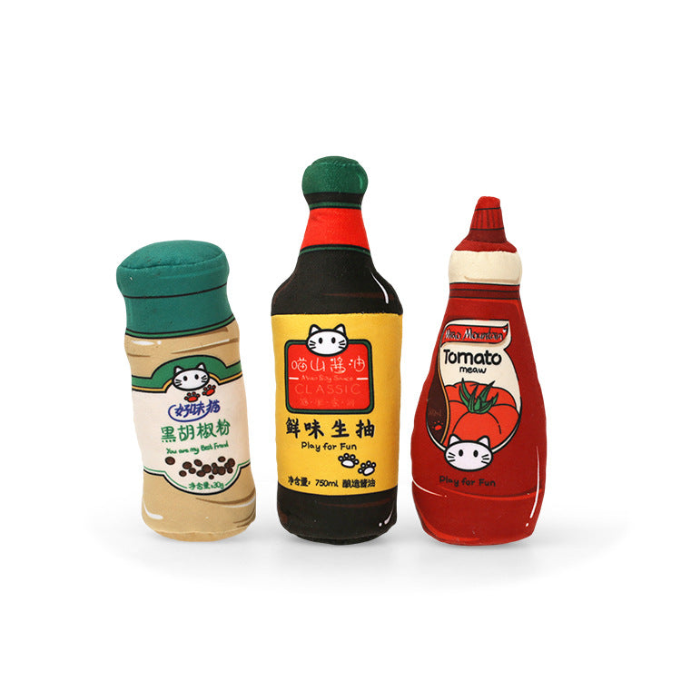 Q-MONSTER 貓咪玩具 調味品系列 貓薄荷玩具