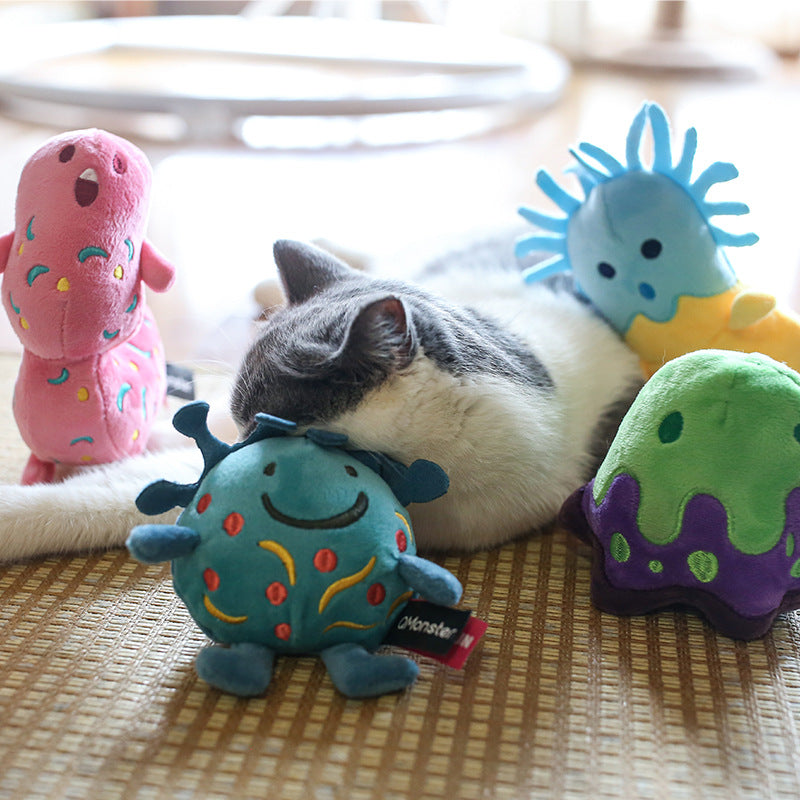 Q-MONSTER 貓咪玩具 細菌系列 貓玩具 貓薄荷玩具