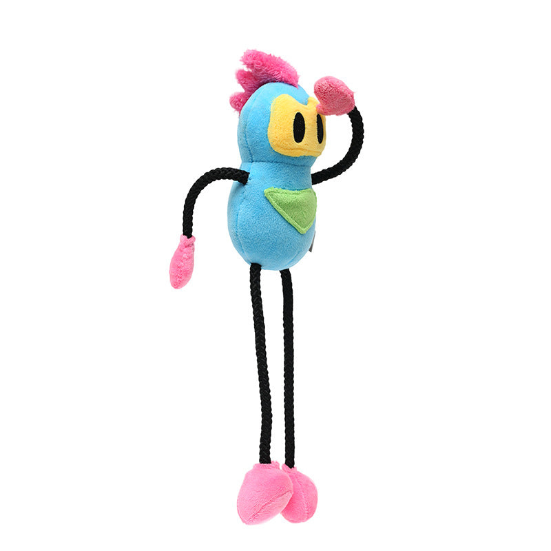 Q-MONSTER 朋克面具系列 毛絨棉繩玩具 拉扯 發聲玩具