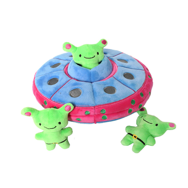 Q-MONSTER 掏掏玩具 火箭 UFO 狗玩具 貓玩具 益智玩具 藏食玩具