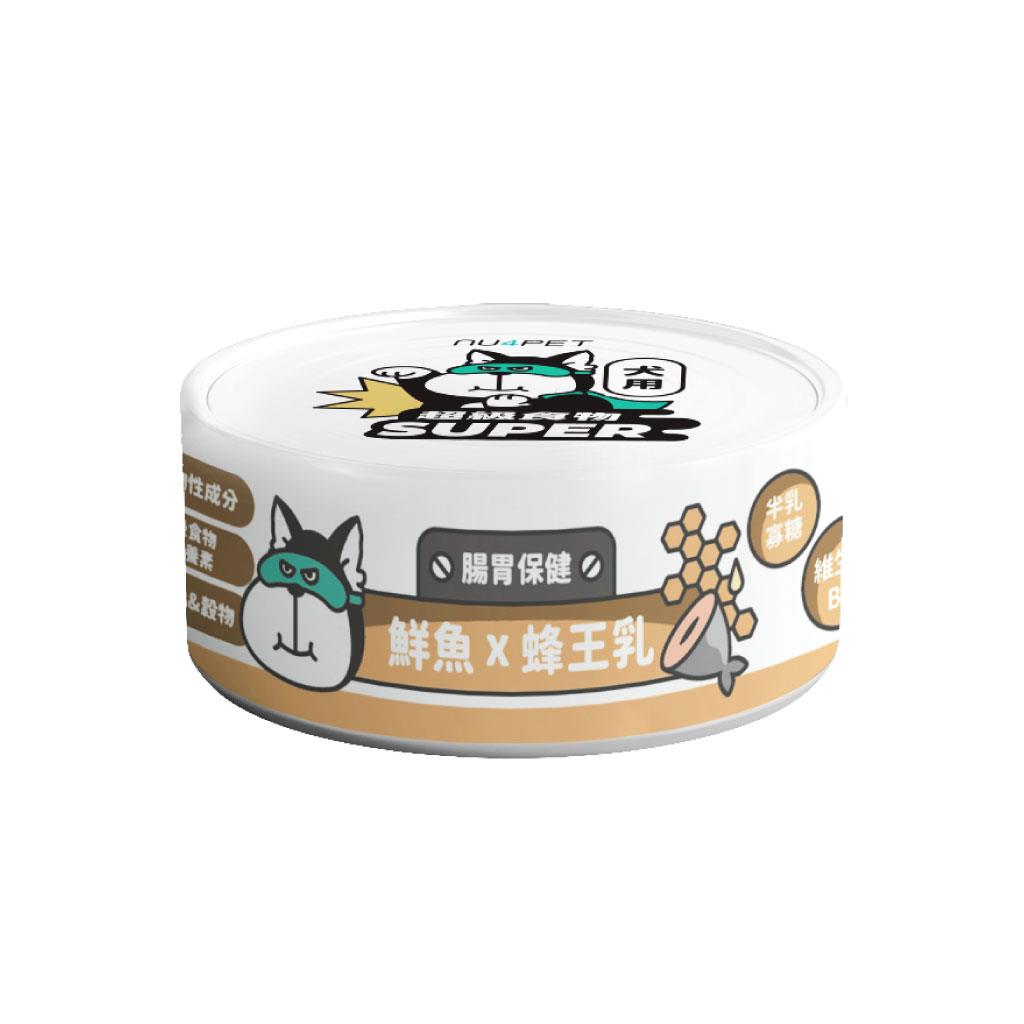 nu4PET陪心寵糧 Super小白主食罐 犬用 全口味 80g