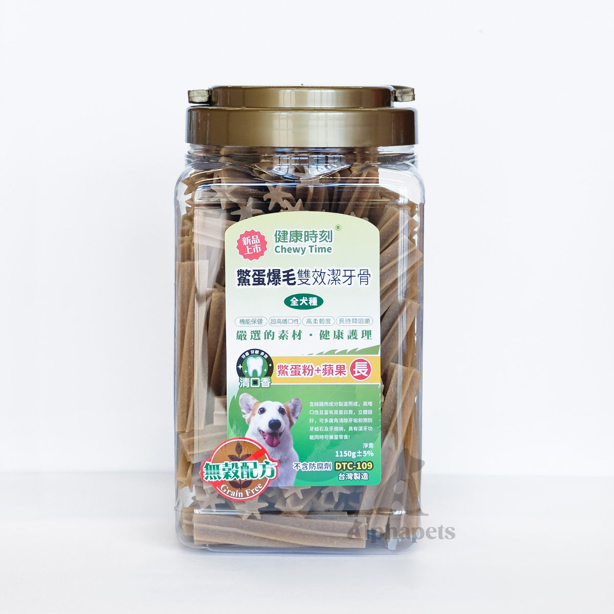 ChewyTime健康時刻 螺旋多效潔牙骨 雙效潔牙骨 長 / 桶裝