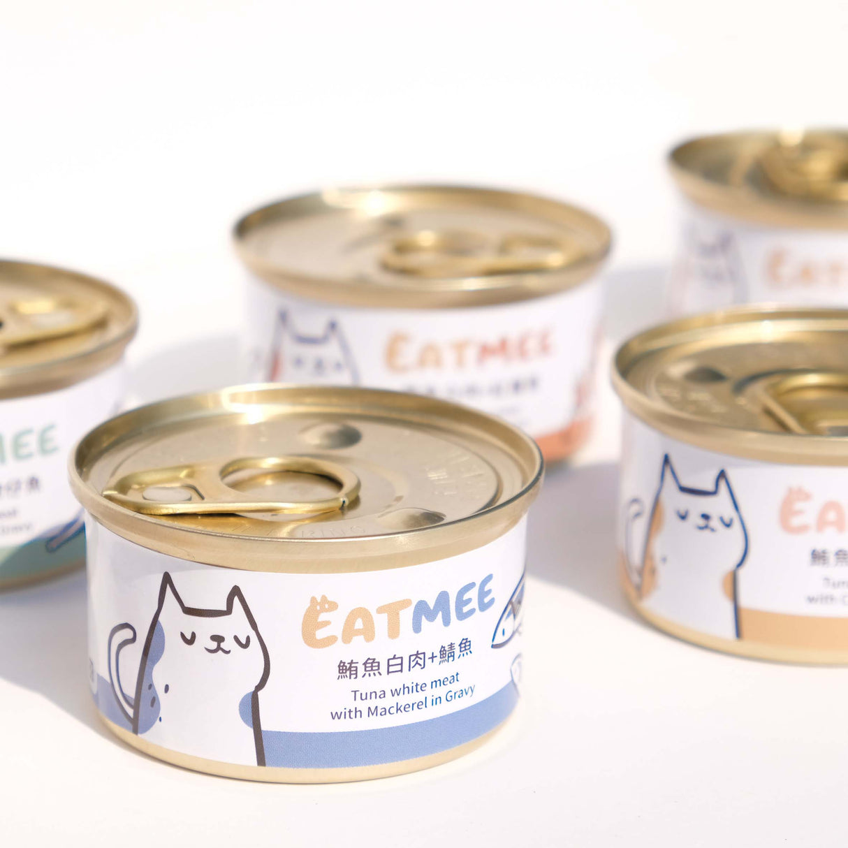 EATMEE易特咪 無穀貓罐 鮮嫩雞肉 鮪魚白肉系列 80g