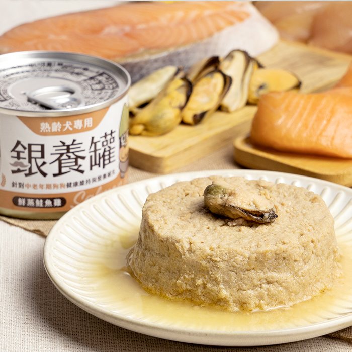 DogCatStar汪喵星球 熟齡犬低鈉無膠主食罐 銀養罐 80g / 165g