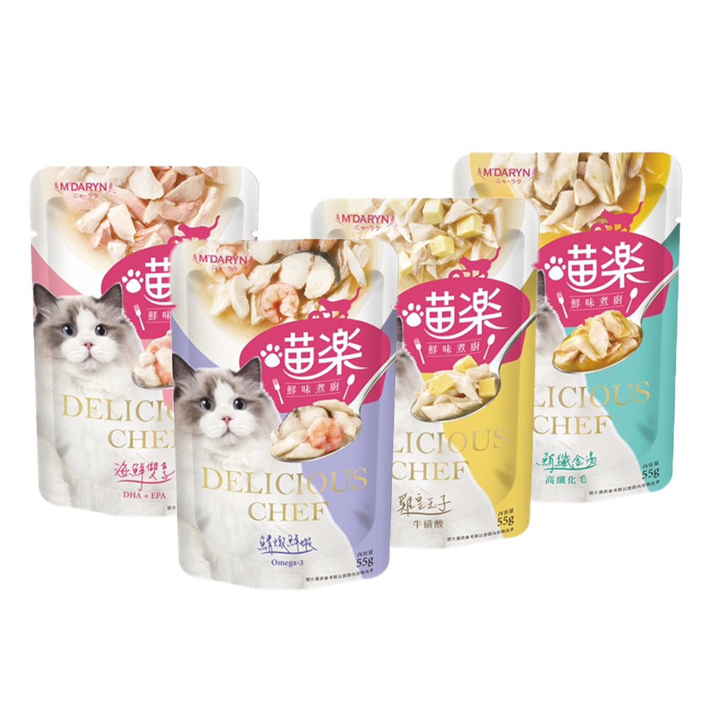 MDARYN喵樂 鮮味煮廚系列 貓餐包 55g