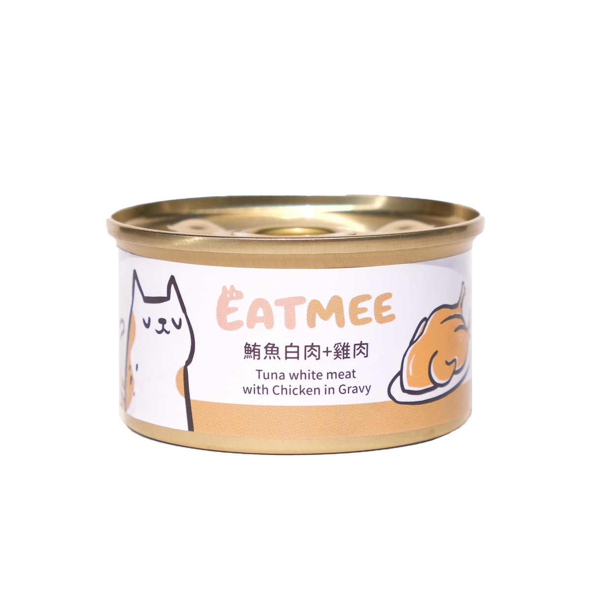 EATMEE易特咪 無穀貓罐 鮮嫩雞肉 鮪魚白肉系列 80g
