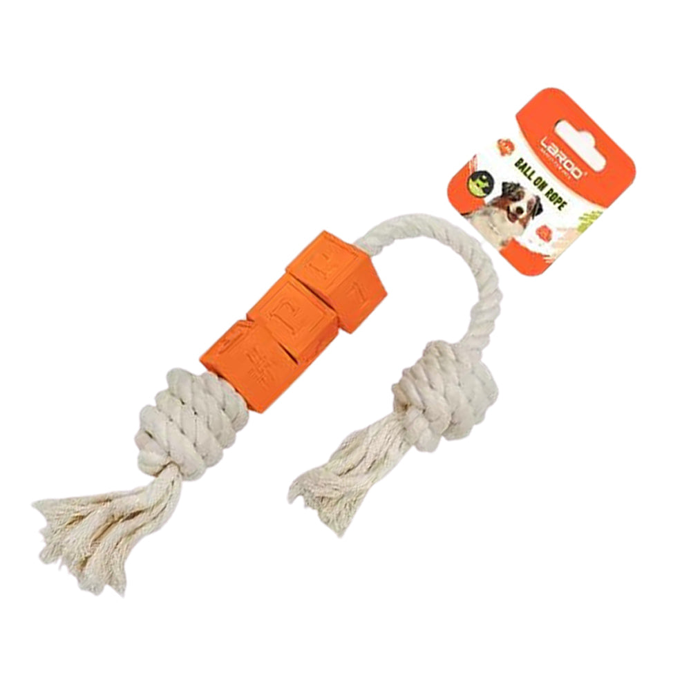 LaRoo萊諾 棉繩積木狗玩具 純棉互動玩具
