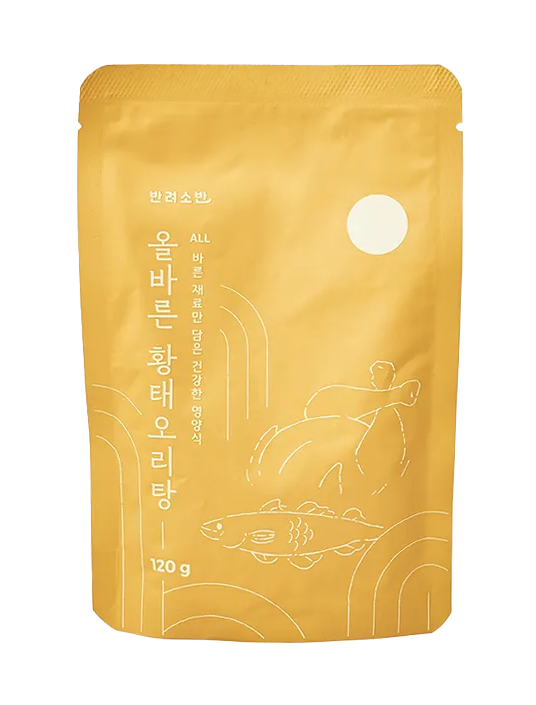Petsoban寵膳桌 正宗韓膳湯品 明太魚湯 明太魚鴨湯 鮑魚燉雞湯 120g 貓狗可食