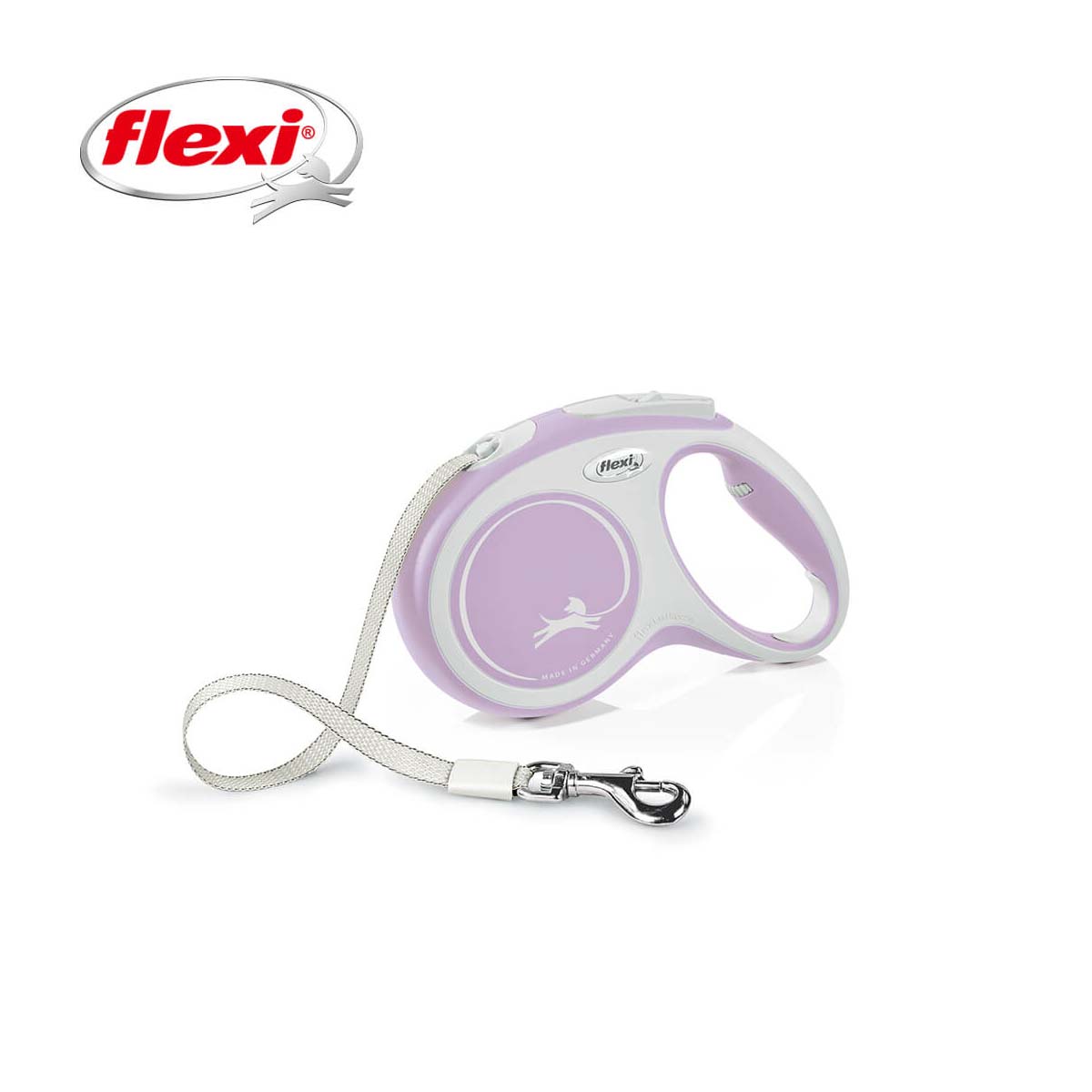 FLEXI飛萊希 幻彩系列 帶狀伸縮牽繩 粉紫 / 紅 / 黑 / 粉藍