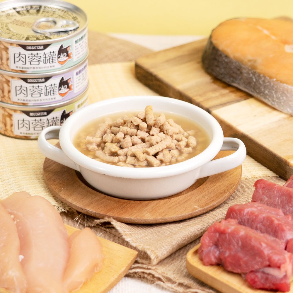 DogCatStar汪喵星球 98%咬咬肉蓉主食罐 貓主食罐 80g