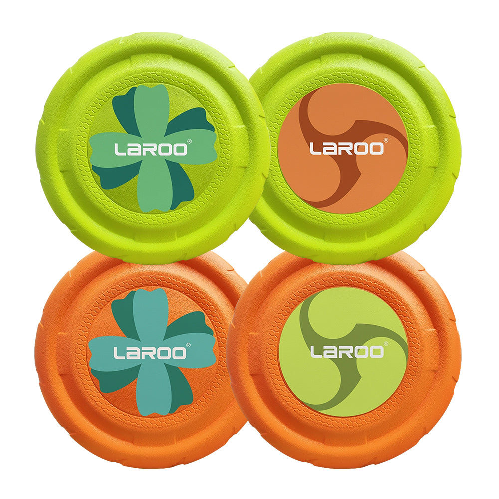 LaRoo萊諾 噴繪飛盤 耐咬 寵物健身 互動玩具 潔牙玩具 貓狗玩具