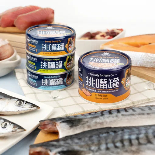 DogCatStar汪喵星球 挑嘴貓無膠主食罐 80g / 165g