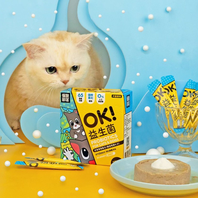 LitoMon怪獸部落 OK ! 益生菌 腸胃保健 犬貓適用 1.5g