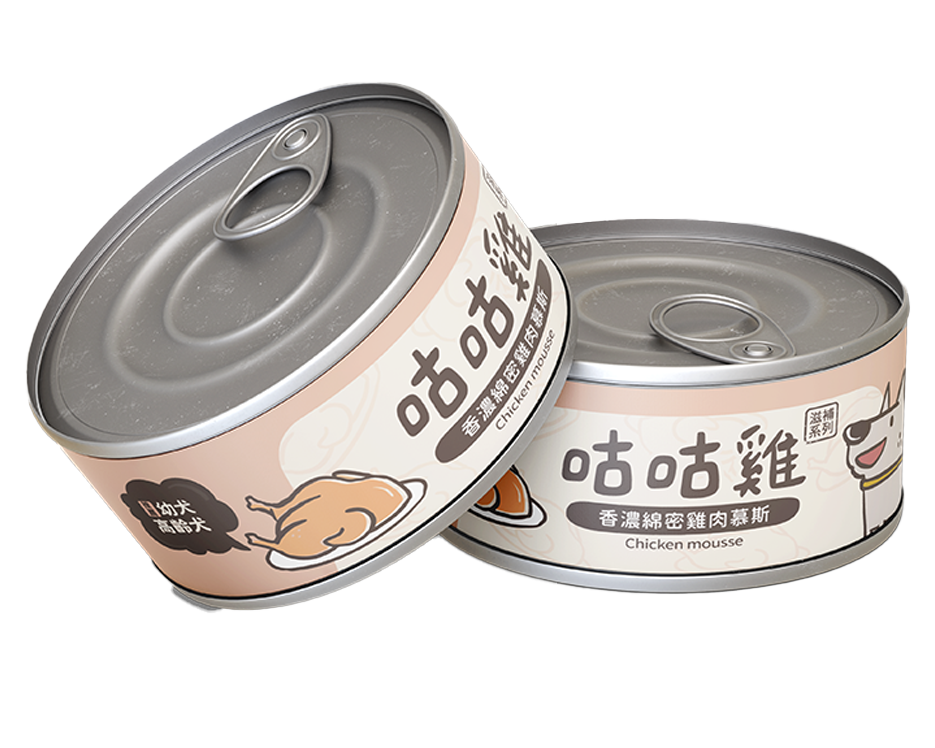 咕咕雞 滋補系列  無穀犬罐  80g x 24 罐 / 箱【*自由搭24罐 隨意下單任一項,訂單備註口味及數量即可】